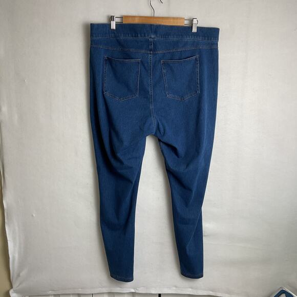 Hue Womens Stretch Medium Wash Denim Style Leggings Jeggings Size 2XL - Picture 4 of 11